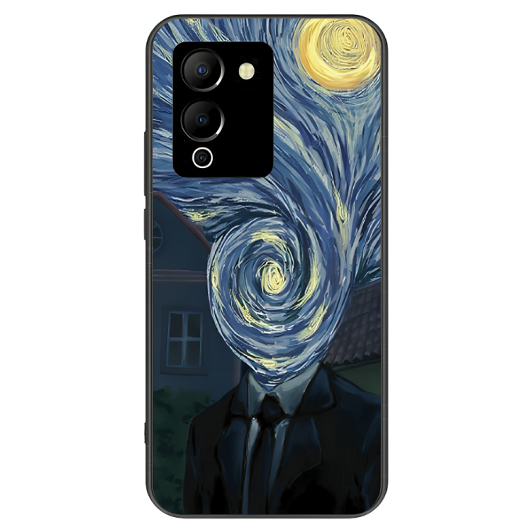 Infinix Note 12 Case – Premium Artistic Phone Cover (Metal Glass Finish) – ‘Thoughts Full of Starry Sky’ by Libaadah