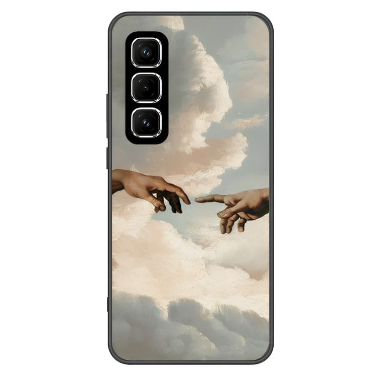Infinix Hot 50 Case – Premium Artistic Phone Cover (Metal Glass Finish) – ‘The Beauty of Almost’ by Libaadah
