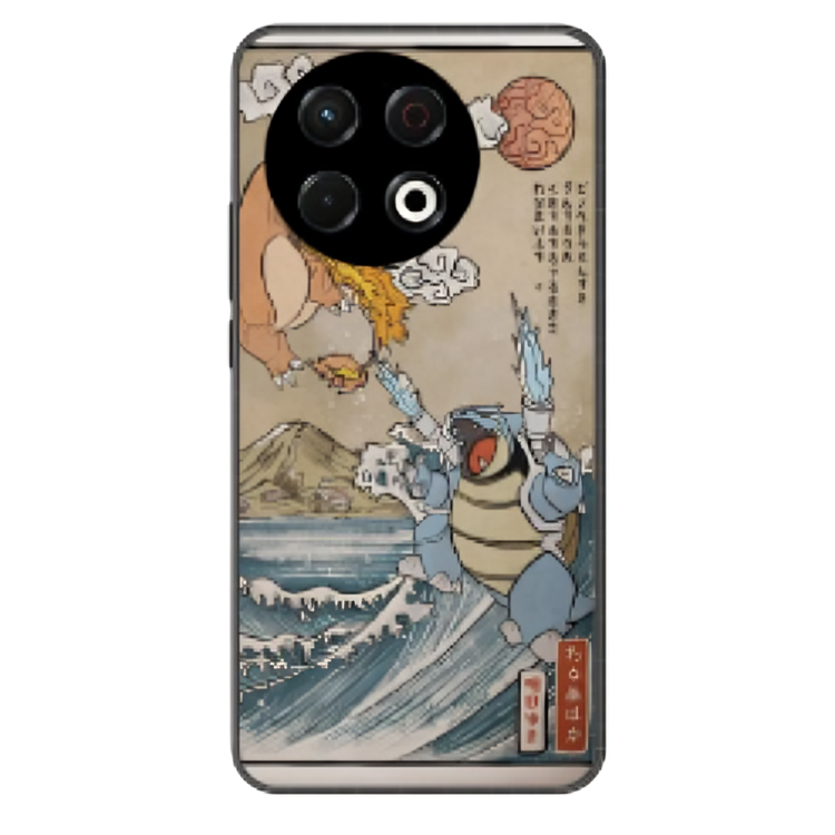 Tecno Spark 30 Case – Premium Artistic Phone Cover (Metal Glass Finish) – ‘The Great Wave of Kanto’ by Libadah
