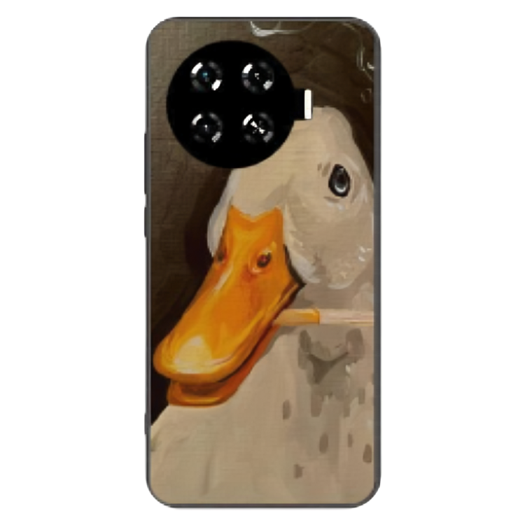 Tecno Spark 20 Pro + Case – Premium Artistic Phone Cover (Metal Glass Finish) – ‘An Existential Duck’ by Libadah