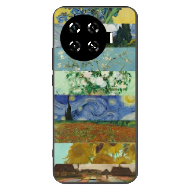 Tecno Spark 20 Pro + Case – Premium Artistic Phone Cover (Metal Glass Finish) – ‘The Canvas of Time’ by Libadah