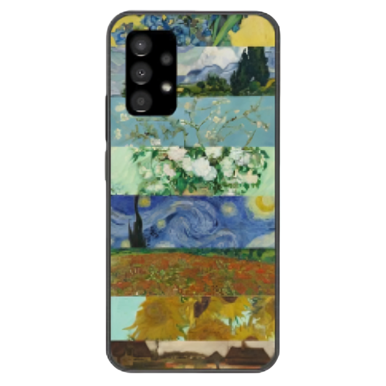 Samsung Galaxy A33 Case – Premium Artistic Phone Cover (Metal Glass Finish) – ‘The Canvas of Time’ by Libaadah