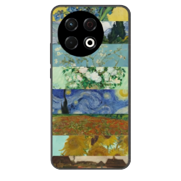 Tecno Spark 30C Case – Premium Artistic Phone Cover (Metal Glass Finish) – ‘The Canvas of Time’ by Libadah