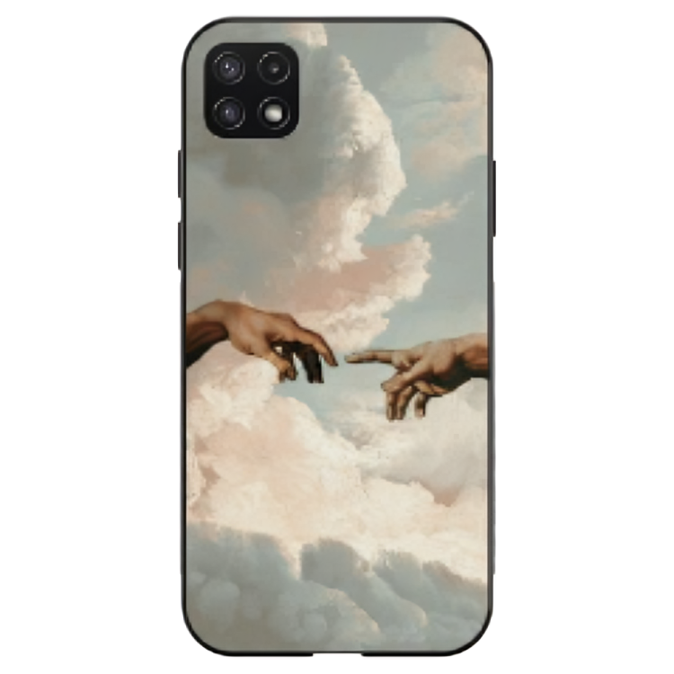 Samsung Galaxy A22 4G Case – Premium Artistic Phone Cover (Metal Glass Finish) – ‘The Beauty of Almost’ by Libaadah