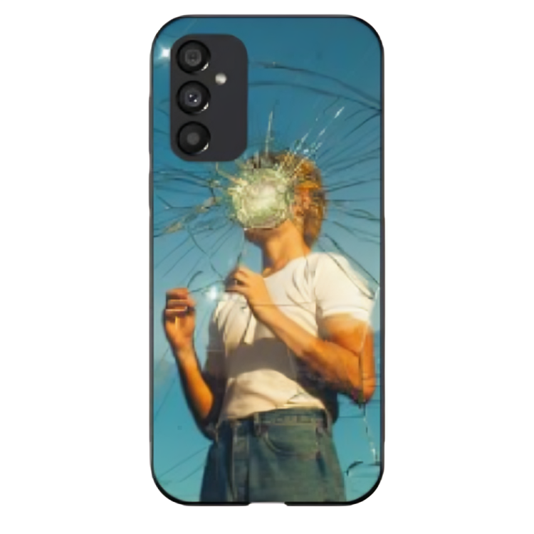 Samsung Galaxy A24 Case – Premium Artistic Phone Cover (Metal Glass Finish) – ‘What's Left in Broken Glass’ by Libaadah