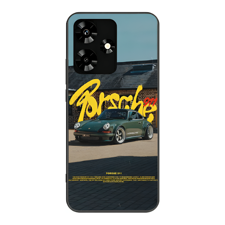 Infinix Hot 30 Case – Premium Artistic Phone Cover (Metal Glass Finish) – ‘The Future of Yesterday’ by Libaadah