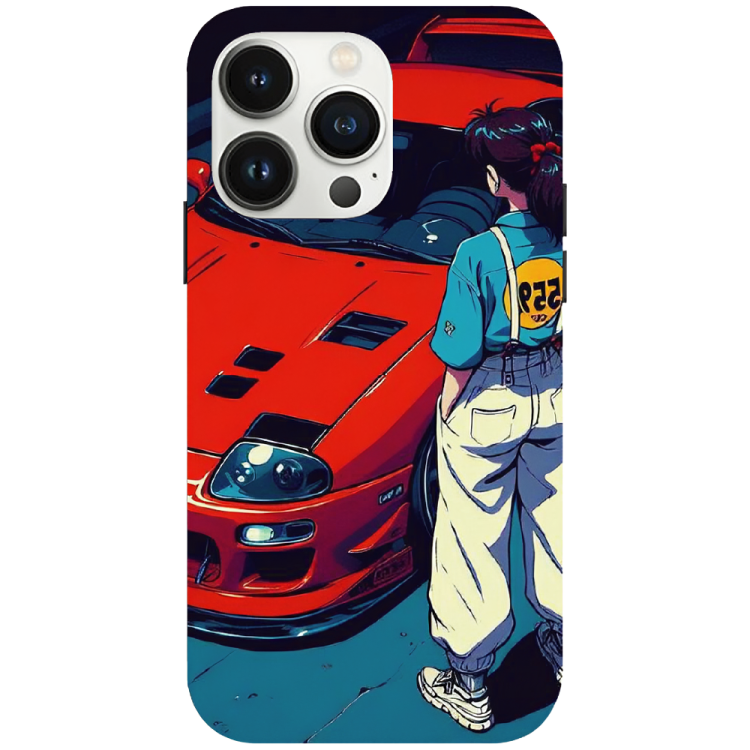 iPhone 16 Pro Case – Premium Artistic Phone Cover (Metal Glass Finish) – ‘Tomorrow Wears Yesterday’s Face’ by Libaadah