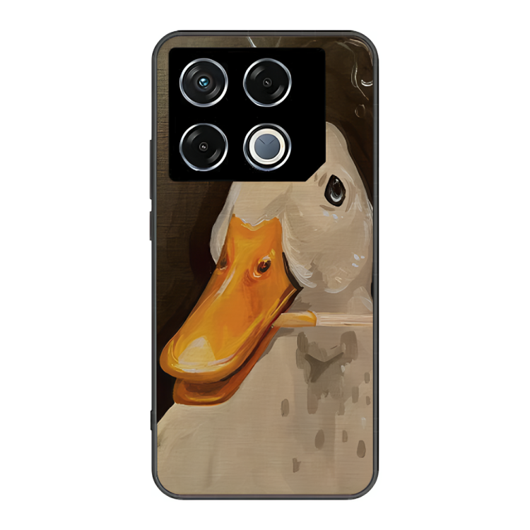 Infinix GT 20 Case – Premium Artistic Phone Cover (Metal Glass Finish) – ‘An Existential Duck’ by Libaadah