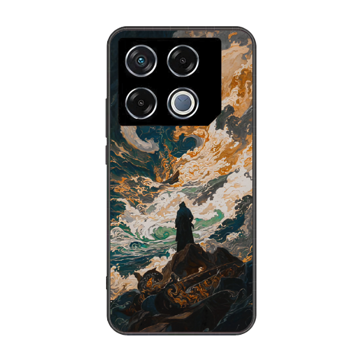 Infinix GT 20 Case – Premium Artistic Phone Cover (Metal Glass Finish) – ‘Above the Drowning Sea’ by Libaadah