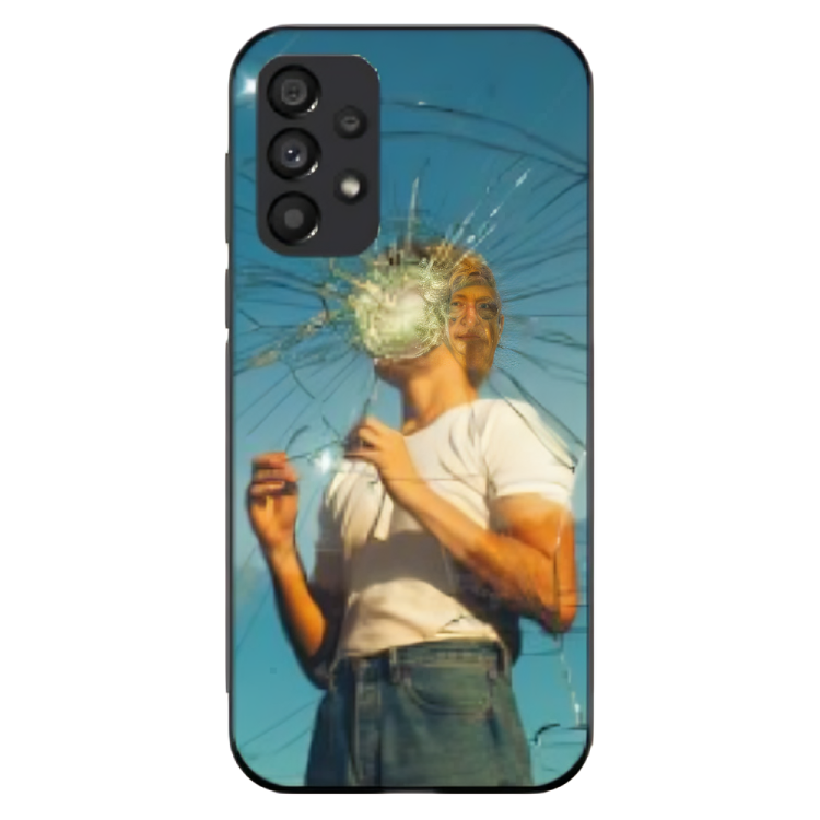 Samsung Galaxy A13 Case – Premium Artistic Phone Cover (Metal Glass Finish) – ‘What's Left in Broken Glass’ by Libaadah