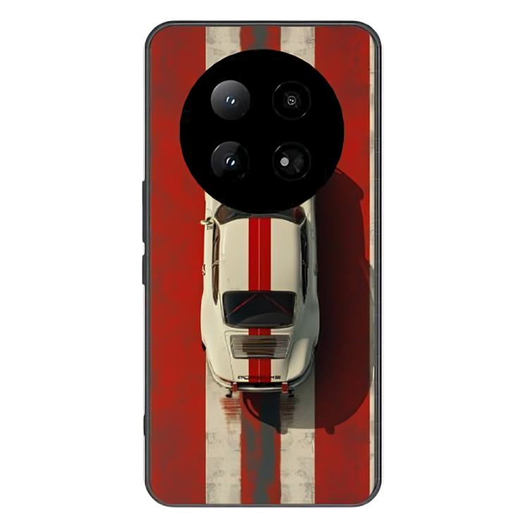 Infinix Zero 40 Case – Premium Artistic Phone Cover (Metal Glass Finish) – ‘Red Stripes of Freedom’ by Libaadah