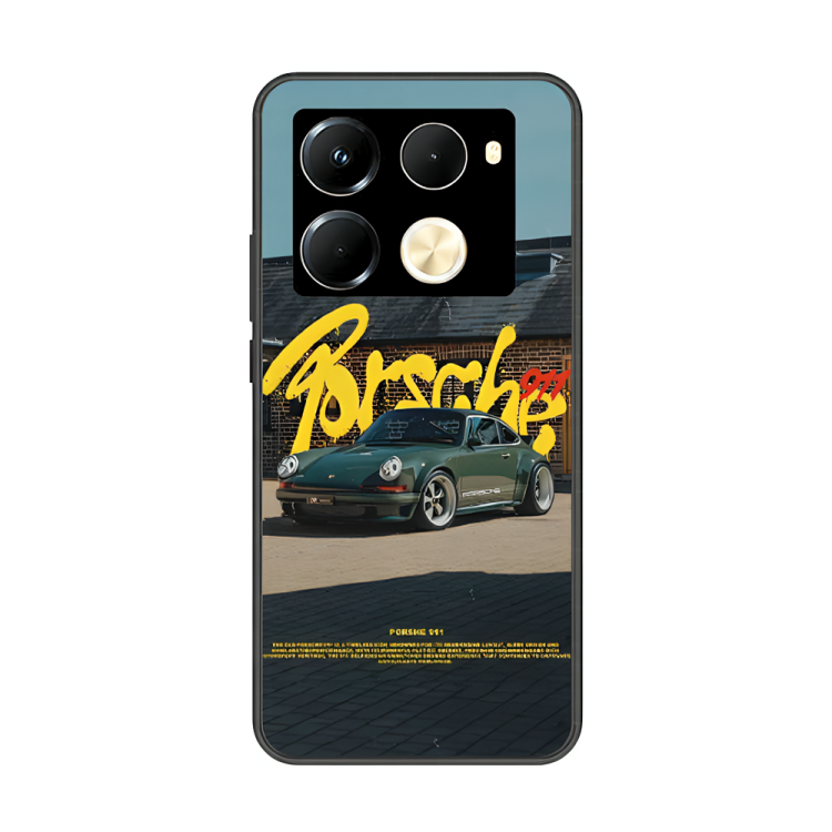 Infinix Note 40 Pro Case – Premium Artistic Phone Cover (Metal Glass Finish) – ‘The Future of Yesterday’ by Libaadah