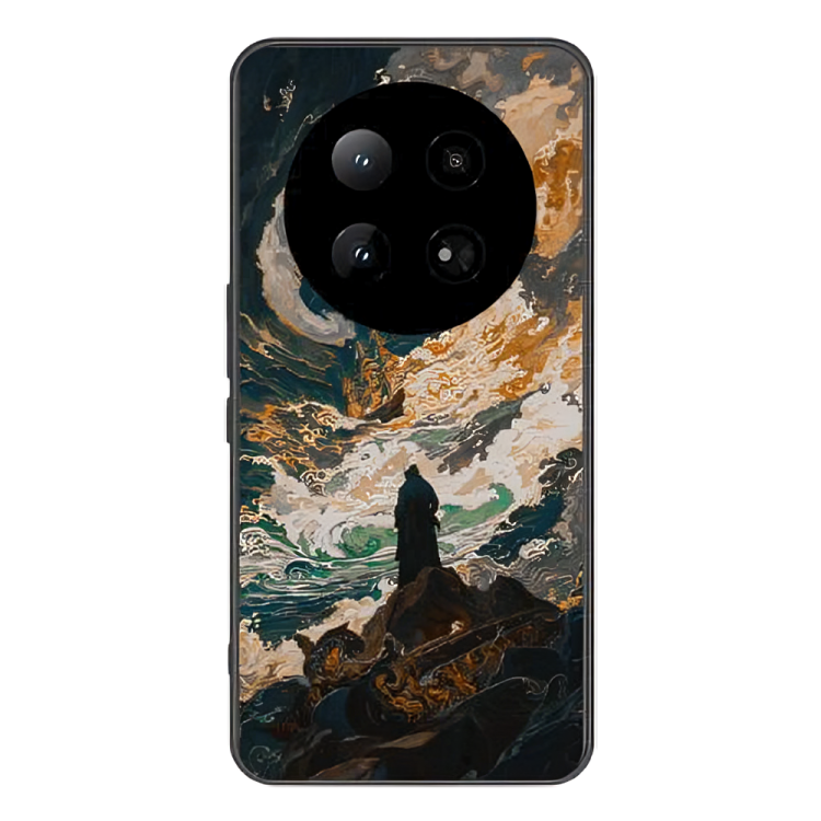Infinix Zero 40 Case – Premium Artistic Phone Cover (Metal Glass Finish) – ‘Above the Drowning Sea' by Libaadah