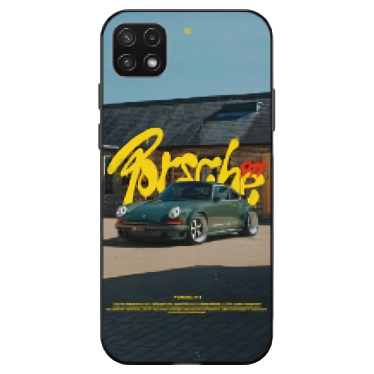 Samsung Galaxy A22 4G Case – Premium Artistic Phone Cover (Metal Glass Finish) – ‘The Future of Yesterday’ by Libaadah