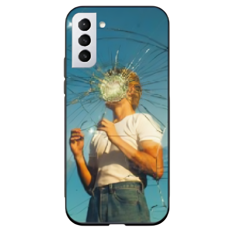 Samsung Galaxy S22 Case – Premium Artistic Phone Cover (Metal Glass Finish) – ‘What's Left in Broken Glass’ by Libaadah