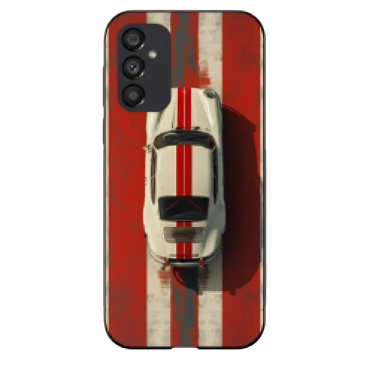 Samsung Galaxy A24 Case – Premium Artistic Phone Cover (Metal Glass Finish) – ‘Red Stripes of Freedom’ by Libaadah