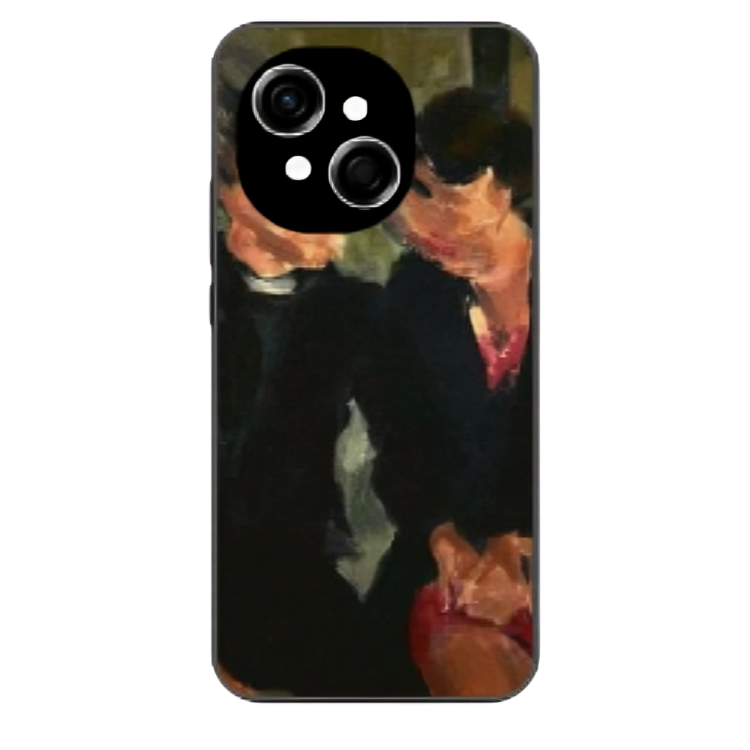 Tecno Spark Go 1 Case – Premium Artistic Phone Cover (Metal Glass Finish) – ‘The Melancholy of Happy Hours’ by Libadah