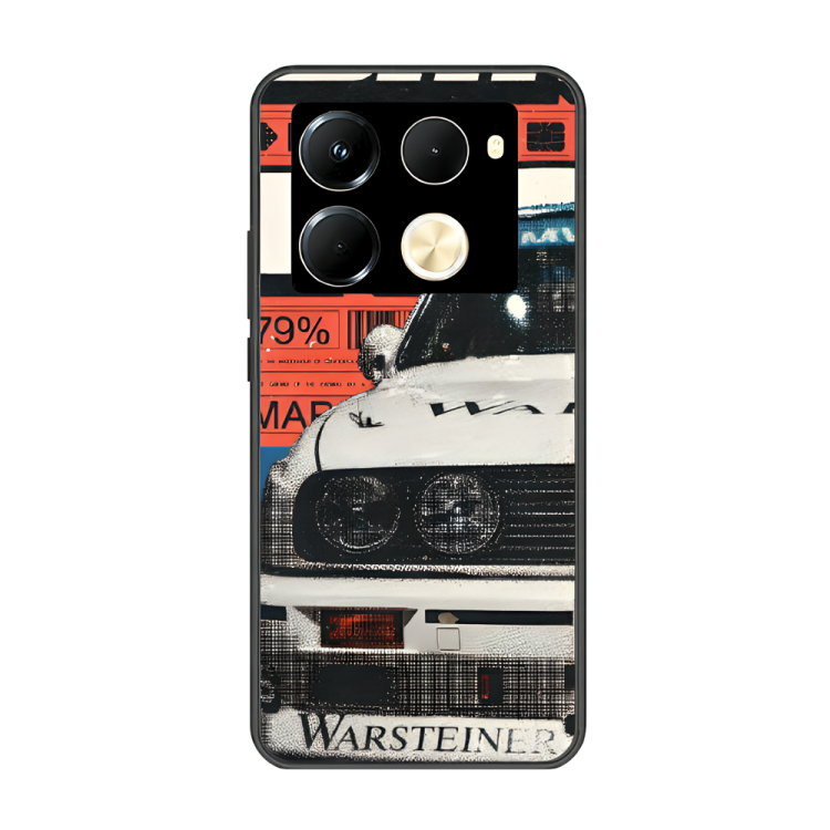 Infinix Note 40 Pro Case – Premium Artistic Phone Cover (Metal Glass Finish) – ‘Time Machine Without Time’ by Libaadah