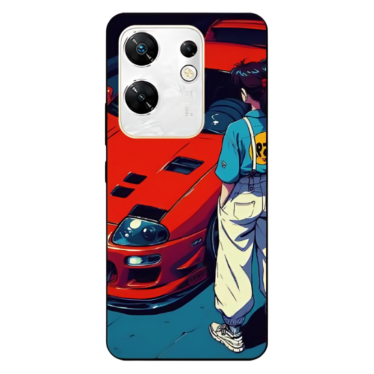 Infinix Zero 30 Case – Premium Artistic Phone Cover (Metal Glass Finish) – ‘Tomorrow Wears Yesterday’s Face’ by Libaadah