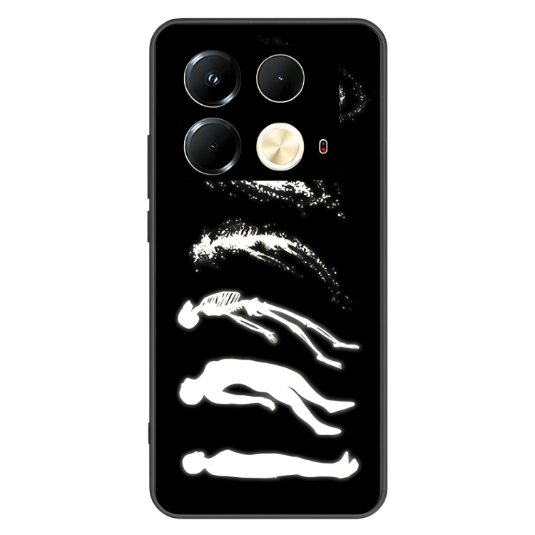 Infinix Note 40 Case – Premium Artistic Phone Cover (Metal Glass Finish) – ‘Stars Made of Endings’ by Libaadah