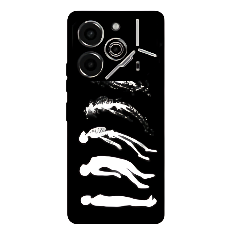 Tecno Pova 6 Pro Case – Premium Artistic Phone Cover (Metal Glass Finish) – ‘Stars Made of Endings’ by Libadah