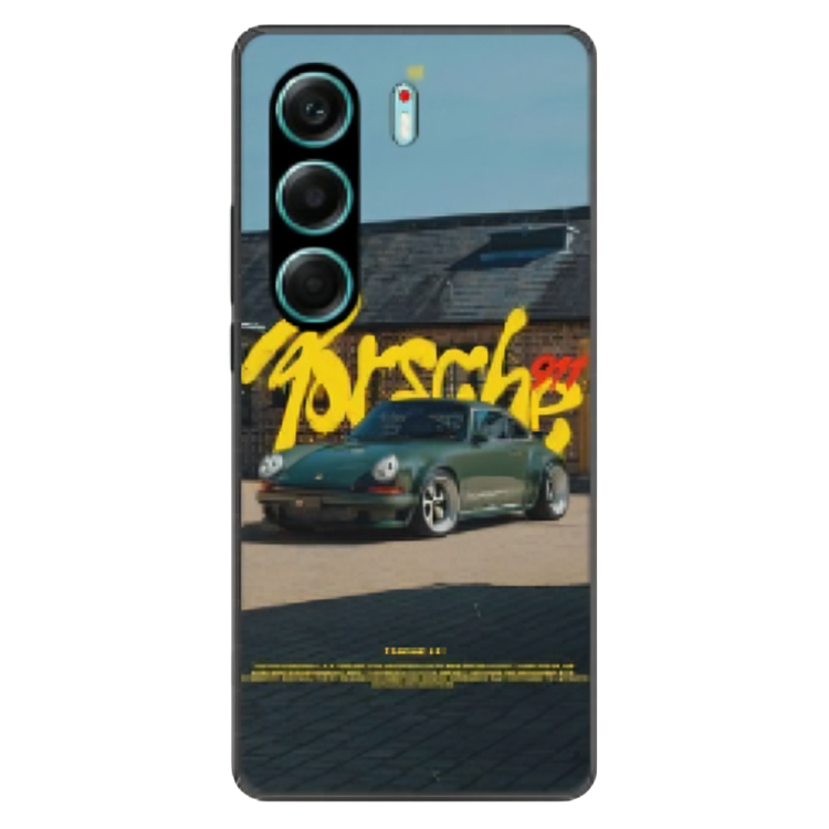 Tecno Camon 40 Case – Premium Artistic Phone Cover (Metal Glass Finish) – ‘The Future of Yesterday’ by Libadah