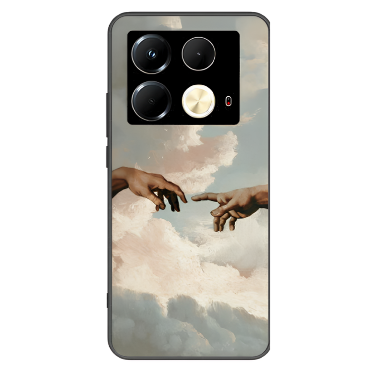 Infinix Note 40 Case – Premium Artistic Phone Cover (Metal Glass Finish) – ‘The Beauty of Almost’ by Libaadah