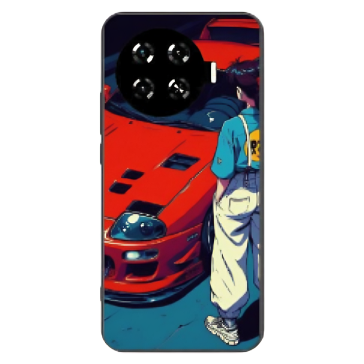 Tecno Spark 20 Pro + Case – Premium Artistic Phone Cover (Metal Glass Finish) – ‘Tomorrow Wears Yesterday’s Face’ by Libadah