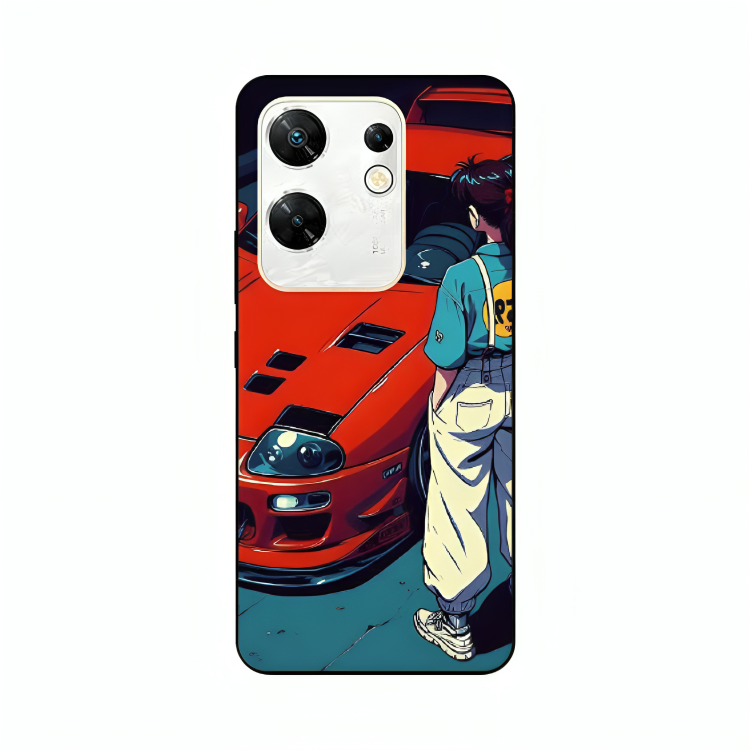 Infinix Zero 30 case featuring 'Tomorrow Wears Yesterday' Artwork by Libaadah – premium artistic design with metal-glass finish