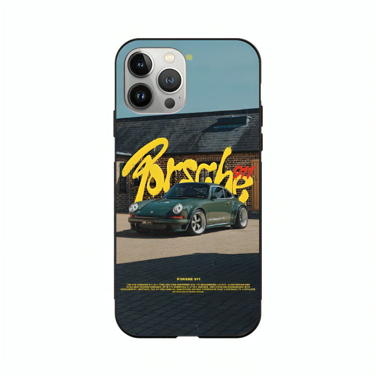 iPhone 14 Pro Max case featuring 'The Future of Yesterday' Artwork by Libaadah – premium artistic design with metal-glass finish