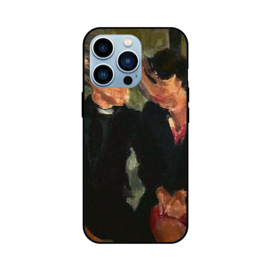 iPhone 13 Pro Case – Premium Artistic Phone Cover (Metal Glass Finish) – ‘The Melancholy of Happy Hours’ by Libaadah