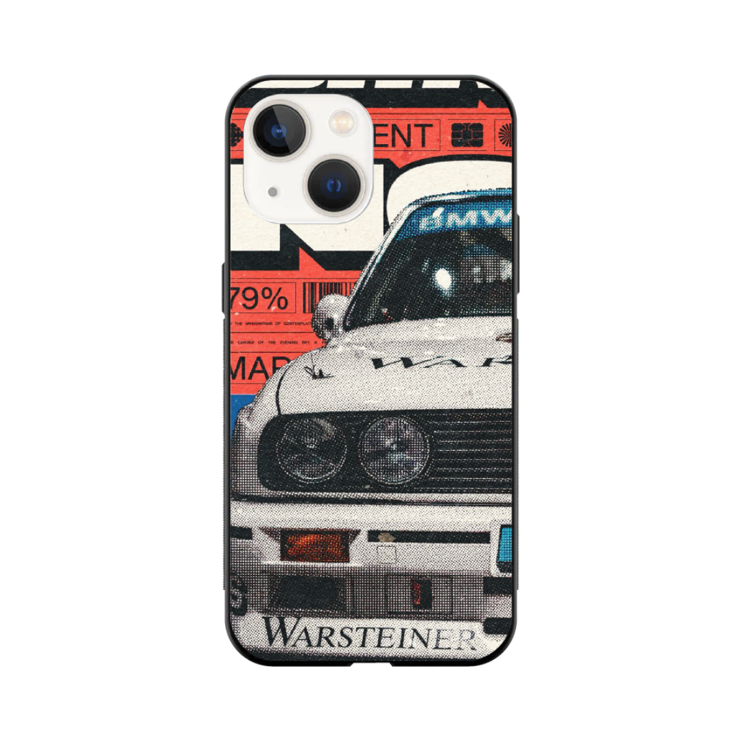 iPhone 15 Case – Artistic Premium Metal Glass Finish Cover – “Midnight Mosque” by Libaadah