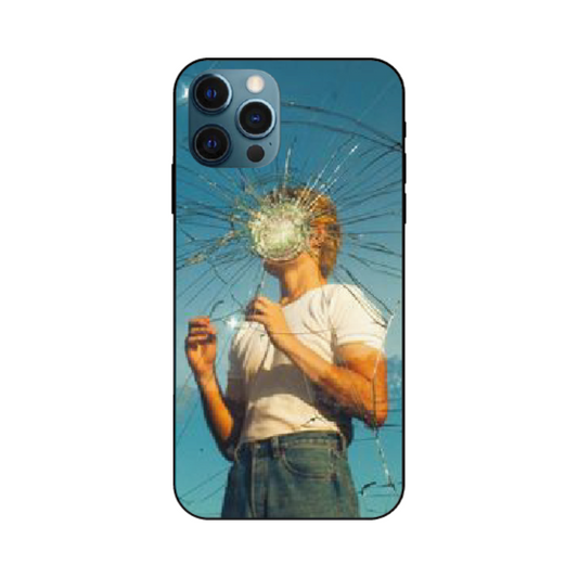 iPhone 12 Pro Max Case – Premium Artistic Phone Cover (Metal Glass Finish) – ‘What's Left in Broken Glass’ by Libaadah