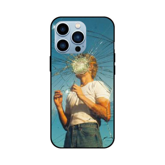 iPhone 13 Pro Max Case – Premium Artistic Phone Cover (Metal Glass Finish) – ‘What's Left in Broken Glass’ by Libaadah