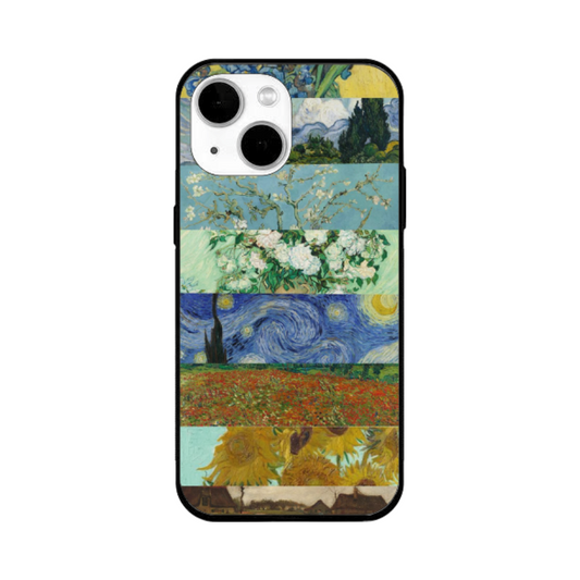 iPhone 13 Case – Premium Artistic Phone Cover (Metal Glass Finish) – ‘The Canvas of Time’ by Libaadah