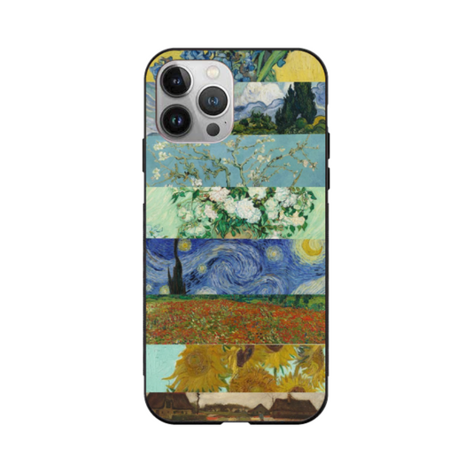 iPhone 14 Pro Max Case – Premium Artistic Phone Cover (Metal Glass Finish) – ‘The Canvas of Time’ by Libaadah