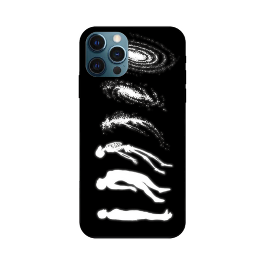 iPhone 12 Pro Max Case – Premium Artistic Phone Cover (Metal Glass Finish) – ‘Stars Made of Endings’ by Libaadah
