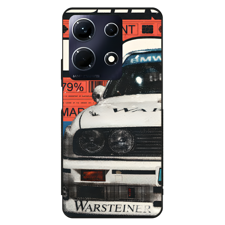 Infinix Note 30 Case – Premium Artistic Phone Cover (Metal Glass Finish) – ‘Time Machine Without Time’ by Libaadah