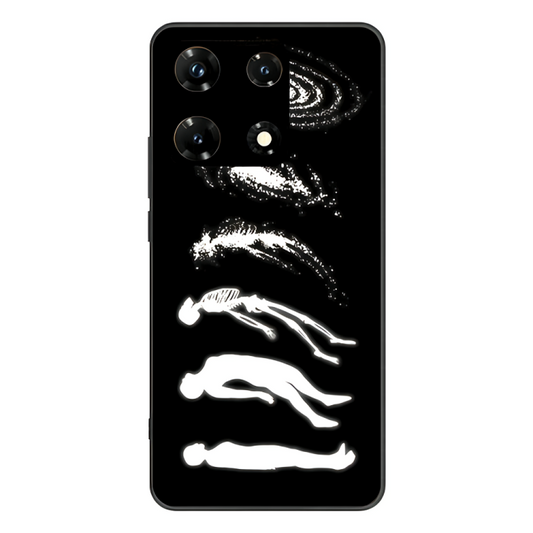 Infinix Note 30 Pro Case – Premium Artistic Phone Cover (Metal Glass Finish) – ‘Stars Made of Endings’ by Libaadah