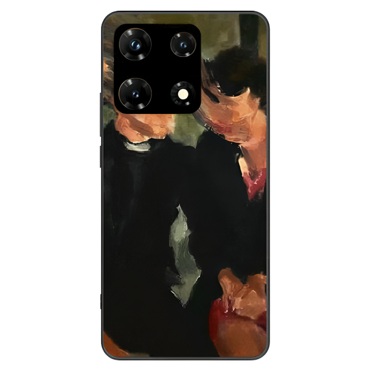 Infinix Note 30 Pro Case – Premium Artistic Phone Cover (Metal Glass Finish) – ‘The Melancholy of Happy Hours’ by Libaadah