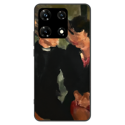 Infinix Note 30 Pro Case – Premium Artistic Phone Cover (Metal Glass Finish) – ‘The Melancholy of Happy Hours’ by Libaadah