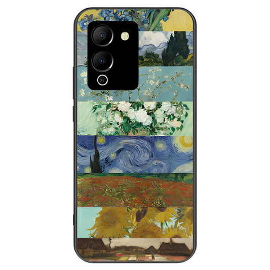 Infinix Note 12 Case – Premium Artistic Phone Cover (Metal Glass Finish) – ‘The Canvas of Time' by Libaadah