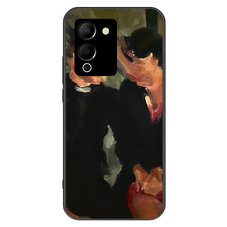 Infinix Note 12 Case – Premium Artistic Phone Cover (Metal Glass Finish) – ‘The Melancholy of Happy Hours’ by Libaadah