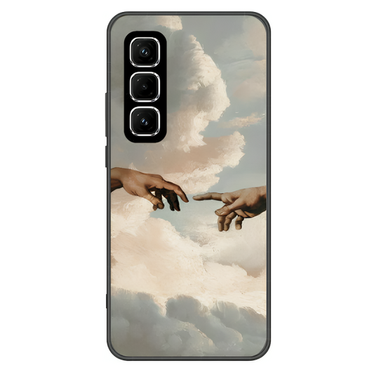 Infinix Hot 50 Case – Premium Artistic Phone Cover (Metal Glass Finish) – ‘The Beauty of Almost’ by Libaadah