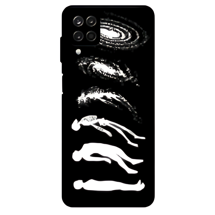 Samsung Galaxy A22 5G Case – Premium Artistic Phone Cover (Metal Glass Finish) – ‘Stars Made of Endings’ by Libaadah