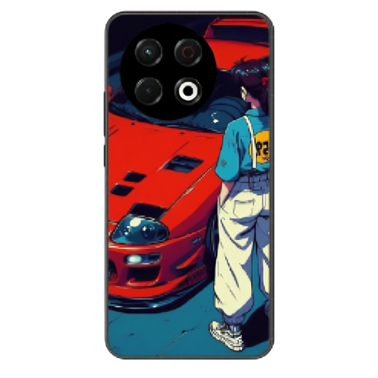 Tecno Spark 30 Case – Premium Artistic Phone Cover (Metal Glass Finish) – ‘Tomorrow Wears Yesterday’s Face’ by Libadah