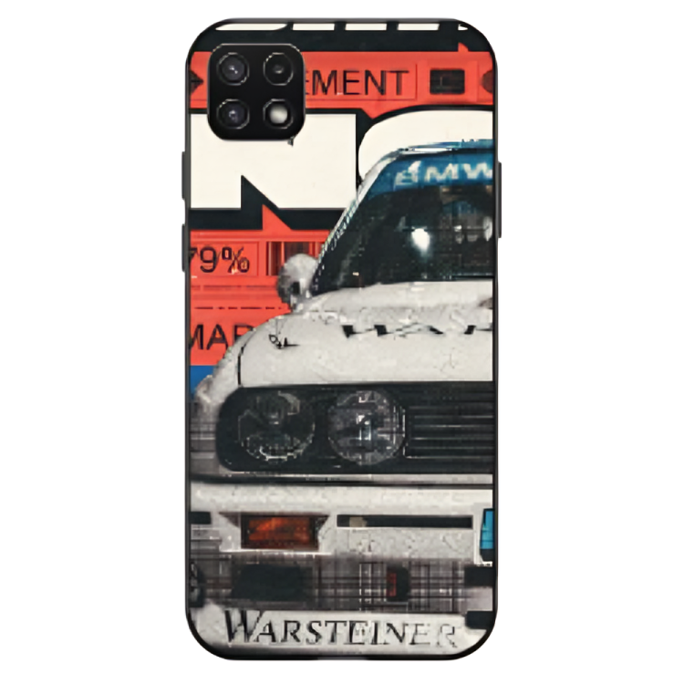 Samsung Galaxy A22 4G Case – Premium Artistic Phone Cover (Metal Glass Finish) – ‘Time Machine Without Time’ by Libaadah