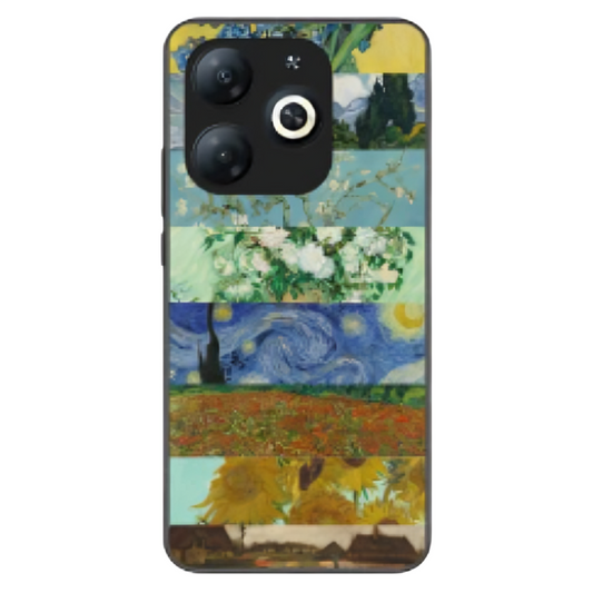 Tecno Spark 20 Case – Premium Artistic Phone Cover (Metal Glass Finish) – ‘The Canvas of Time’ by Libadah