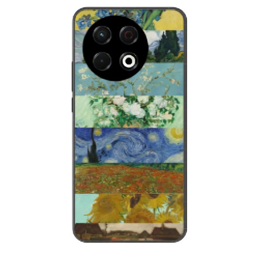 Tecno Spark 30C Case – Premium Artistic Phone Cover (Metal Glass Finish) – ‘The Canvas of Time’ by Libadah