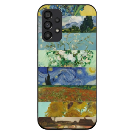 Samsung Galaxy A13 Case – Premium Artistic Phone Cover (Metal Glass Finish) – ‘The Canvas of Time’ by Libaadah